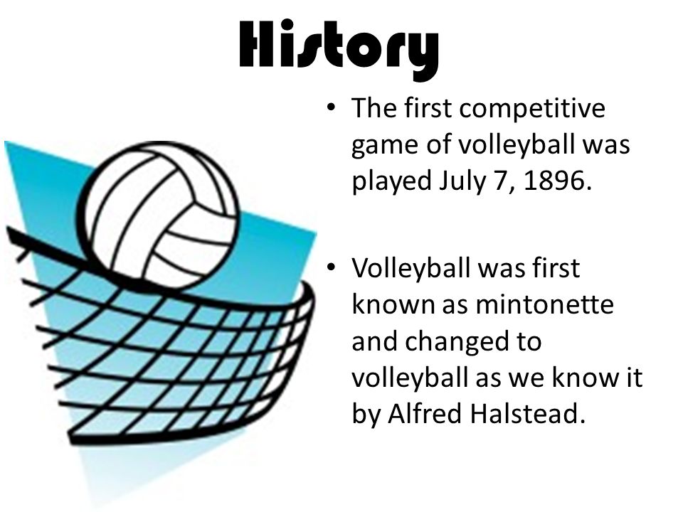 Whats the earlier name of the game of volleyball? Its Mintonette!
